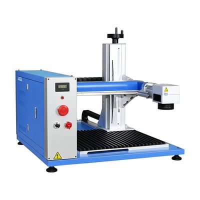 Table Travel 200*200*60mm Fiber Laser Engraving Machine with Air Cooling System and Non-Consumable